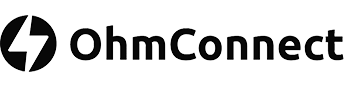 OhmConnect Logo &ndash; Energy & Sustainability Industry (SaaS) &ndash; Copywriting client of Jef van de Graaf