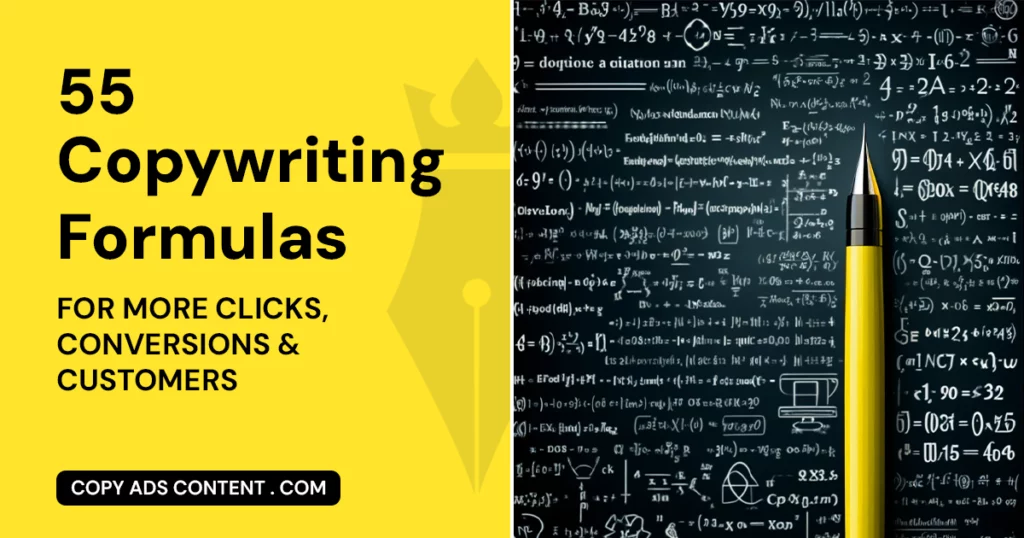 55 Copywriting Formulas with Examples