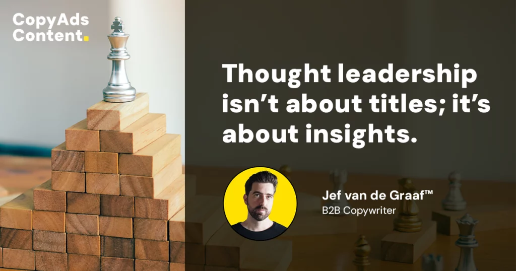 What is thought Leadership Content?