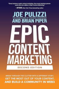 Epic Content Marketing by Joe Pulizzi book cover
