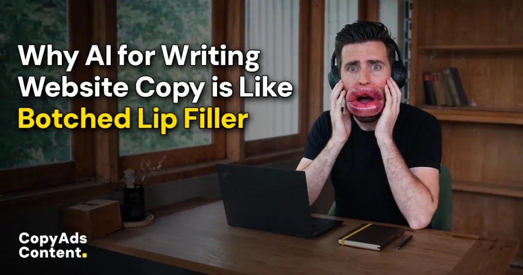 ai for writing website copy